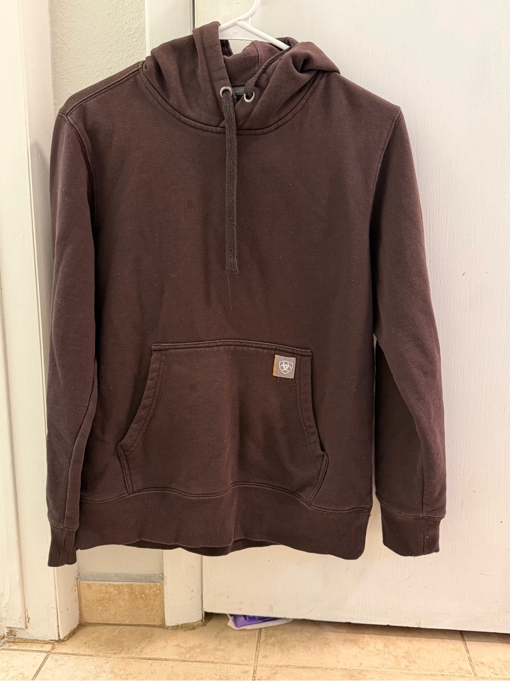 Ariat Brown Hooded Sweatshirt with Drawstring